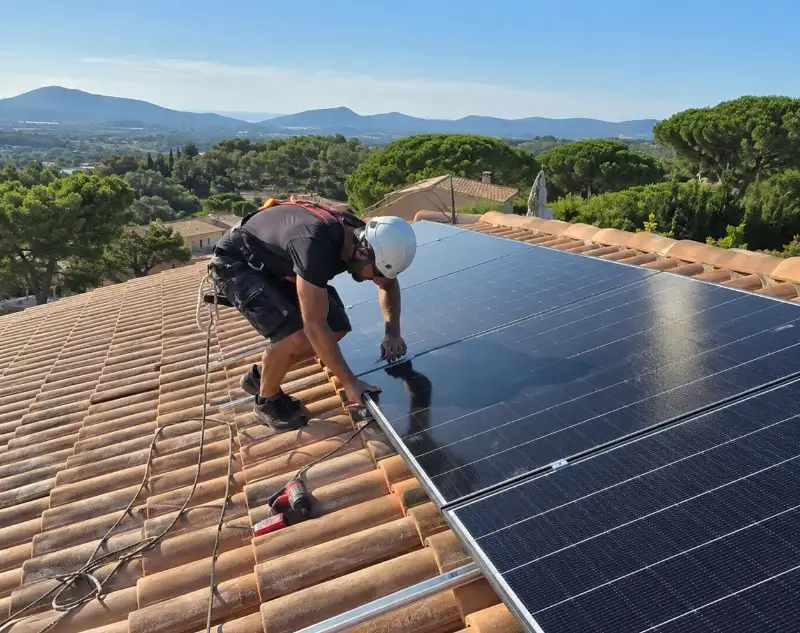 Installateur panneaux solaires Amplepuis — pose photovoltaïque sur toiture